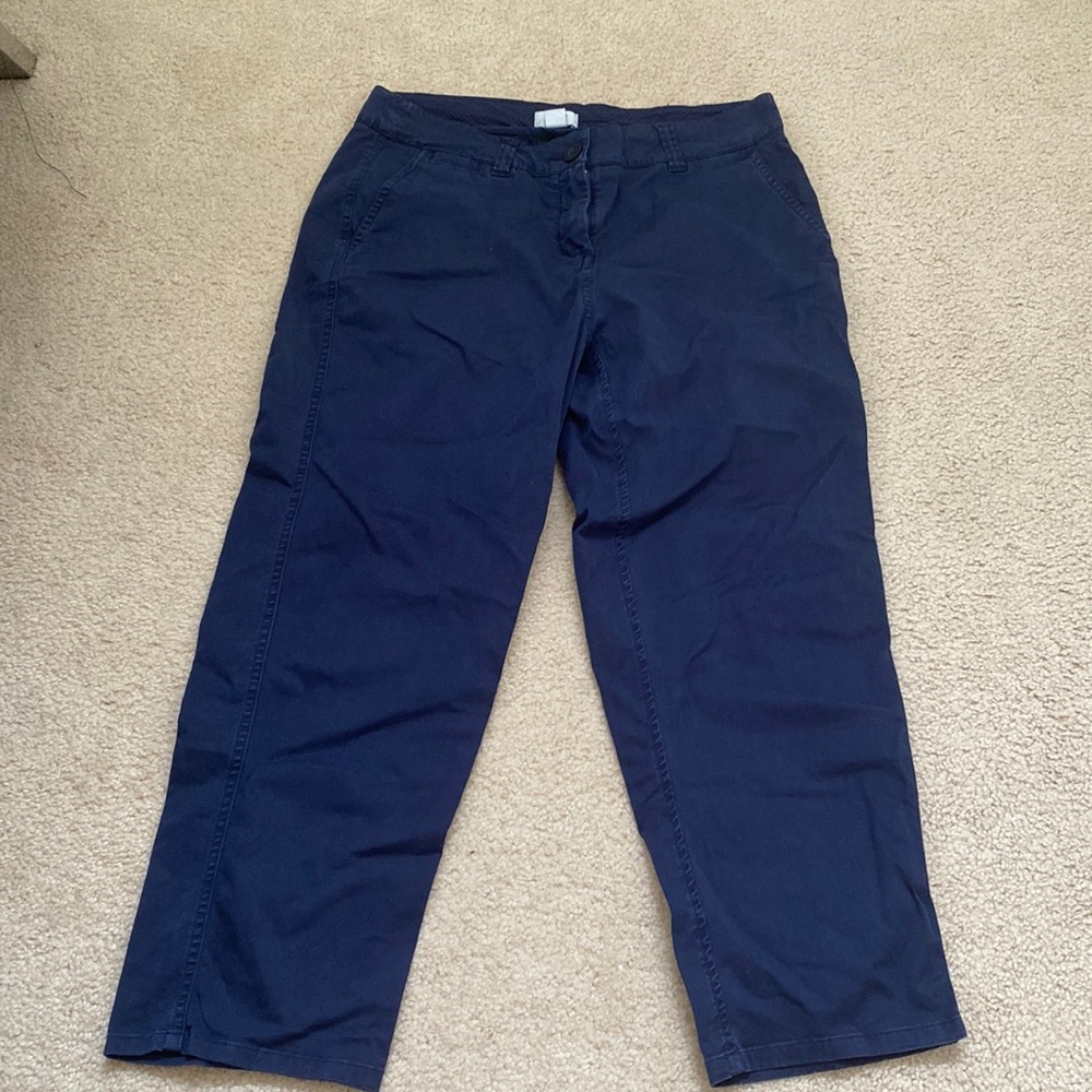 Blue capri pants